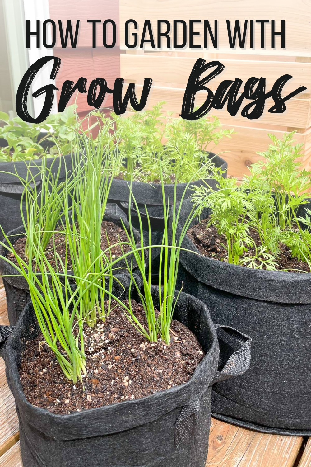 how to garden with grow bags