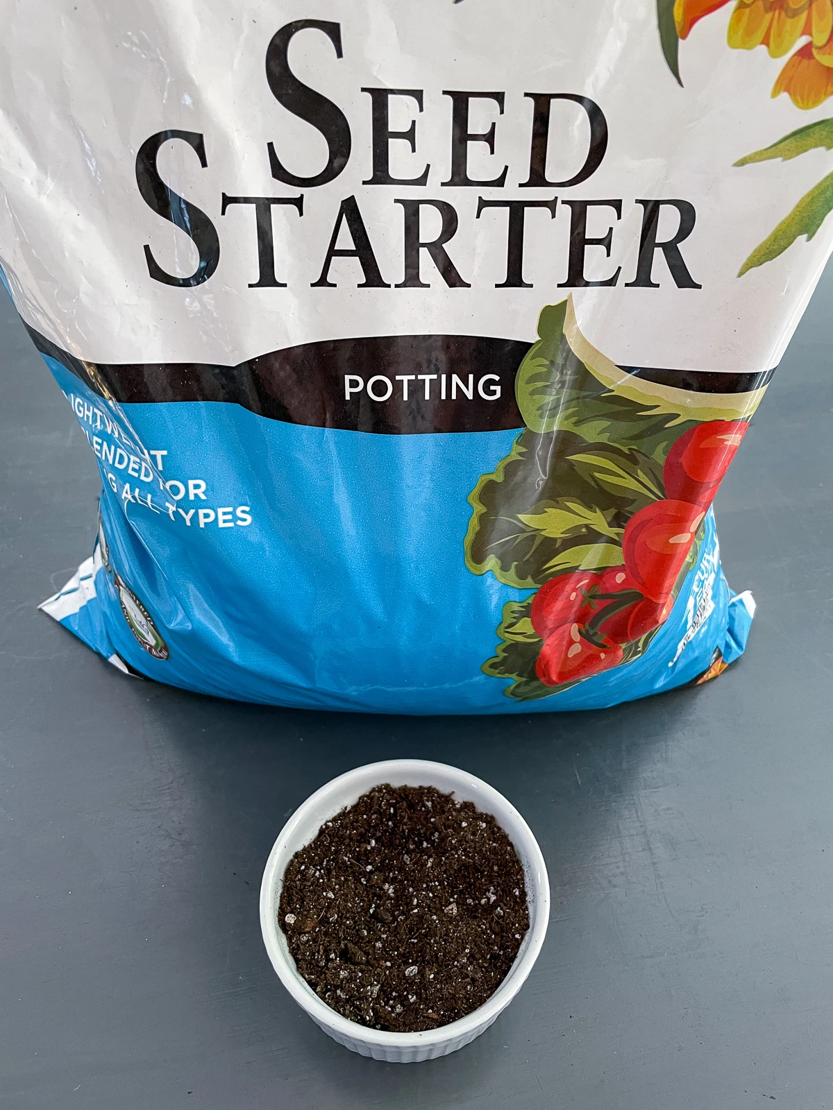 seed starting mix bag