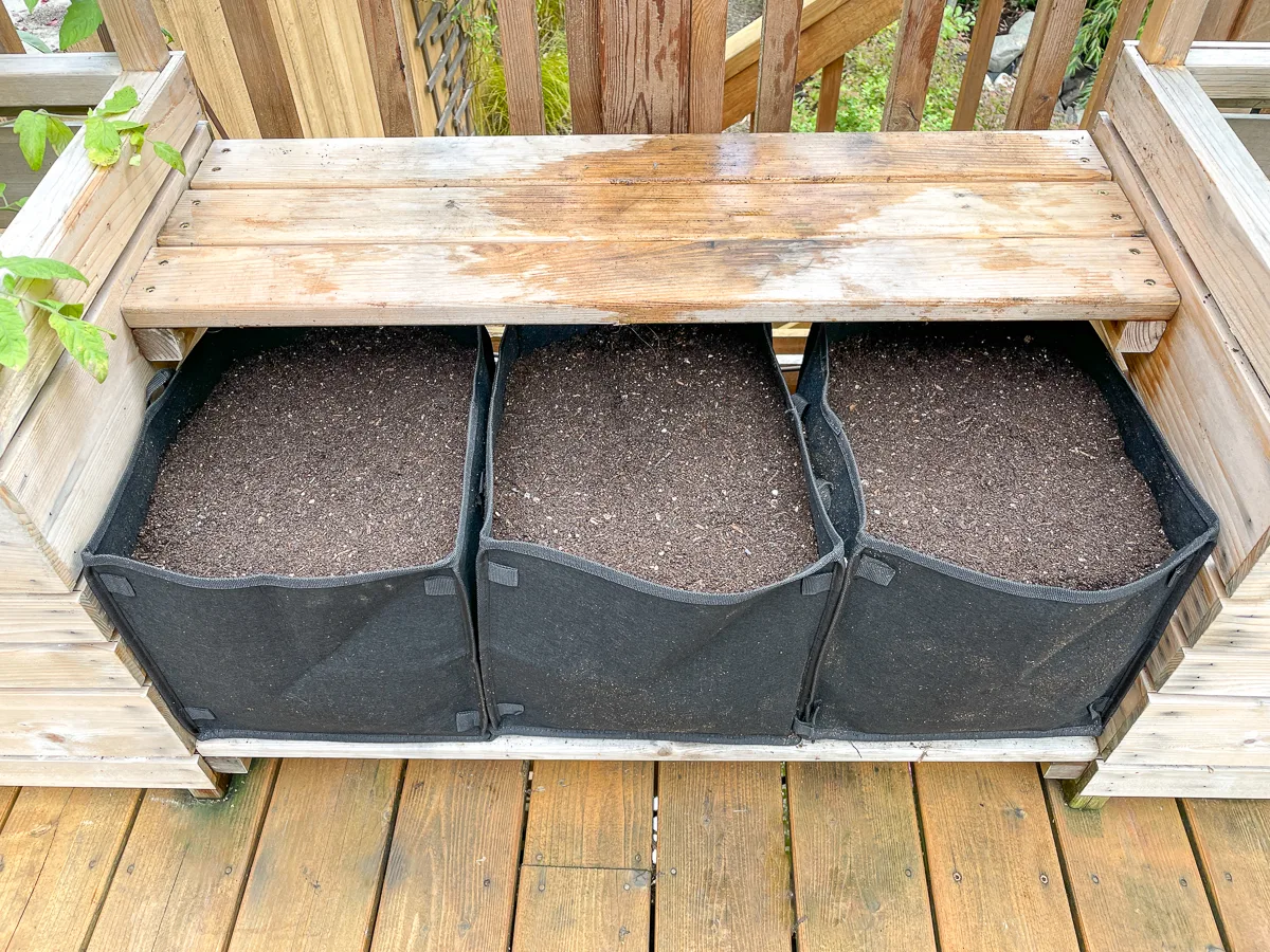 7 gallon square grow bags